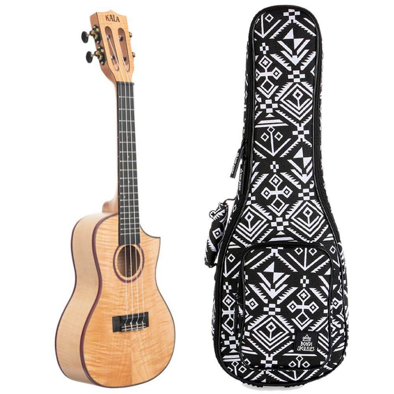 Kala Solid Flame Maple Concert Ukulele