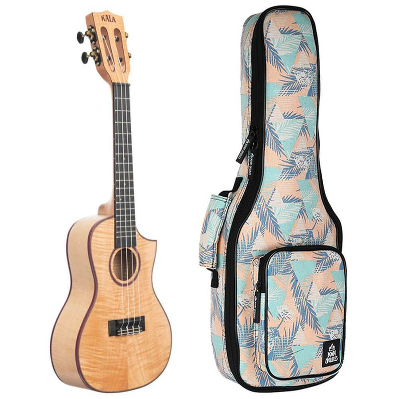 Kala Solid Flame Maple Concert Ukulele