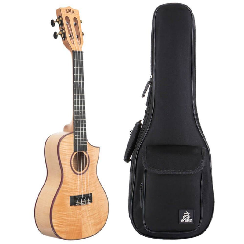 Kala Solid Flame Maple Concert Ukulele
