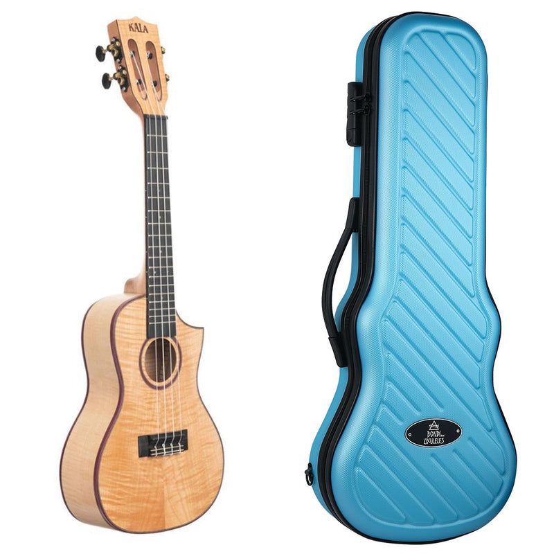 Kala Solid Flame Maple Concert Ukulele