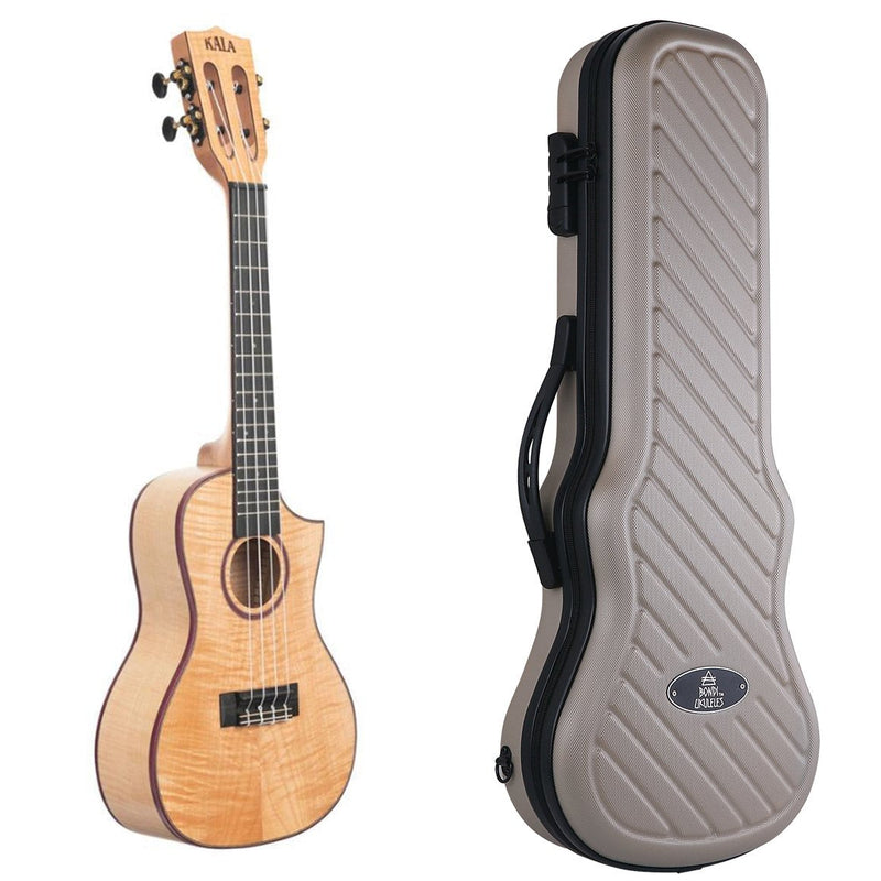 Kala Solid Flame Maple Concert Ukulele