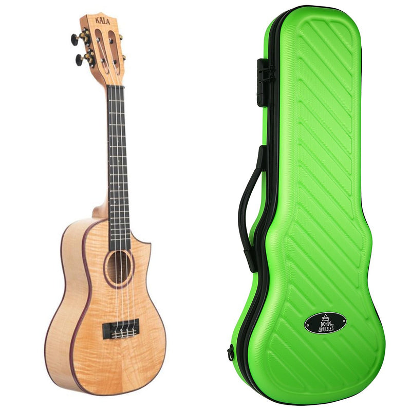 Kala Solid Flame Maple Concert Ukulele