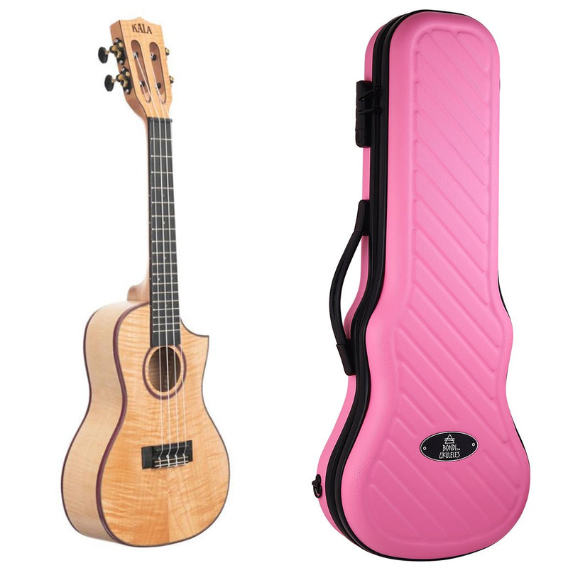 Kala Solid Flame Maple Concert Ukulele