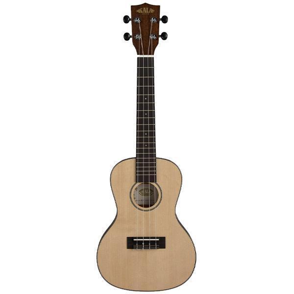 Kala Solid Spruce Travel Concert Electric Ukulele