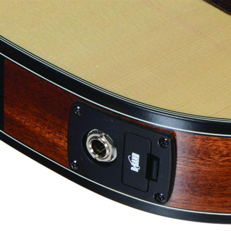 Kala Solid Spruce Travel Concert Electric Ukulele