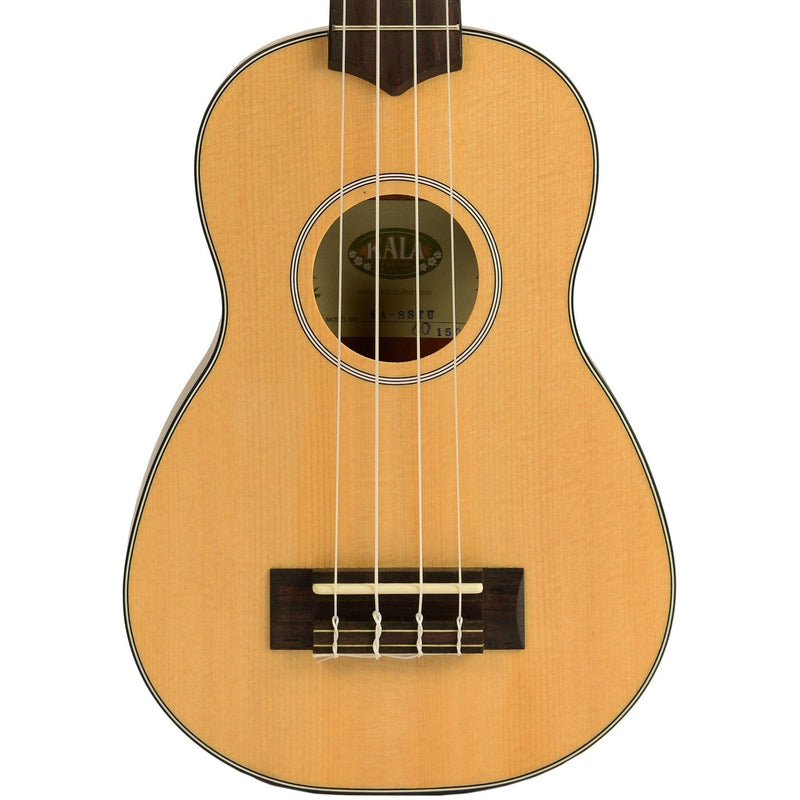 Kala Solid Spruce Travel Soprano Ukulele