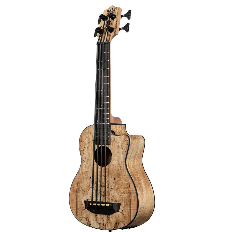 Kala Spalted Maple Acoustic-Electric U-BASS