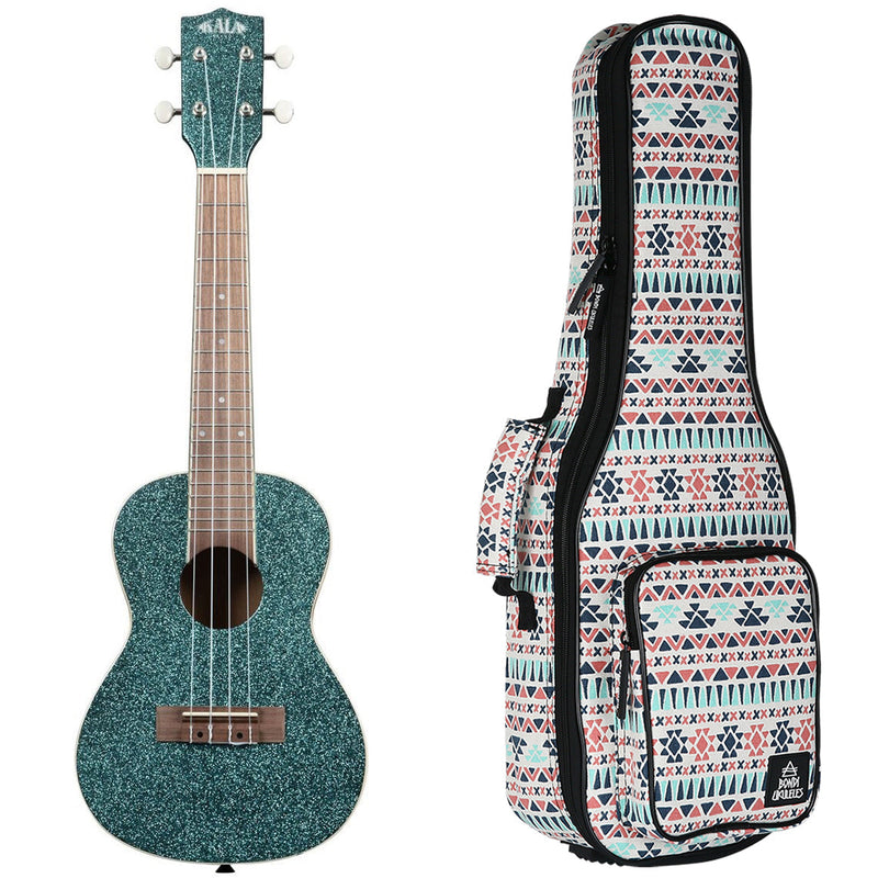 Kala Sparkle Aqua Ukulele