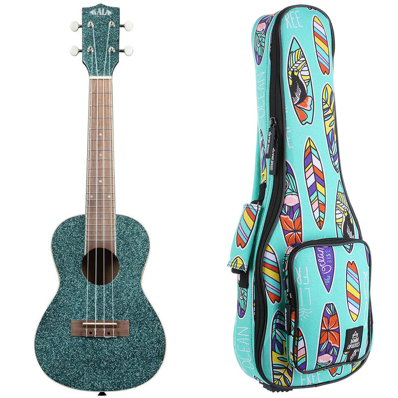 Kala Sparkle Aqua Ukulele