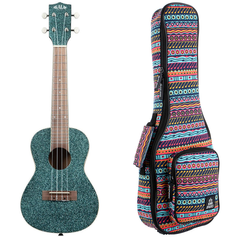 Kala Sparkle Aqua Ukulele