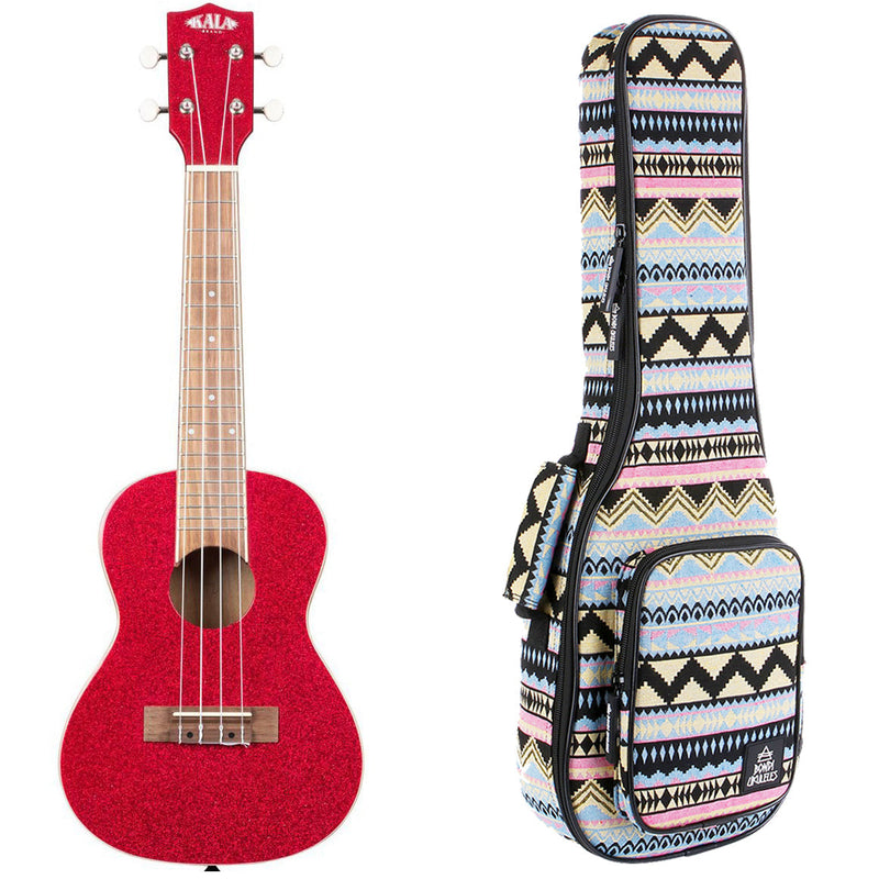 Kala Sparkle Red Ukulele