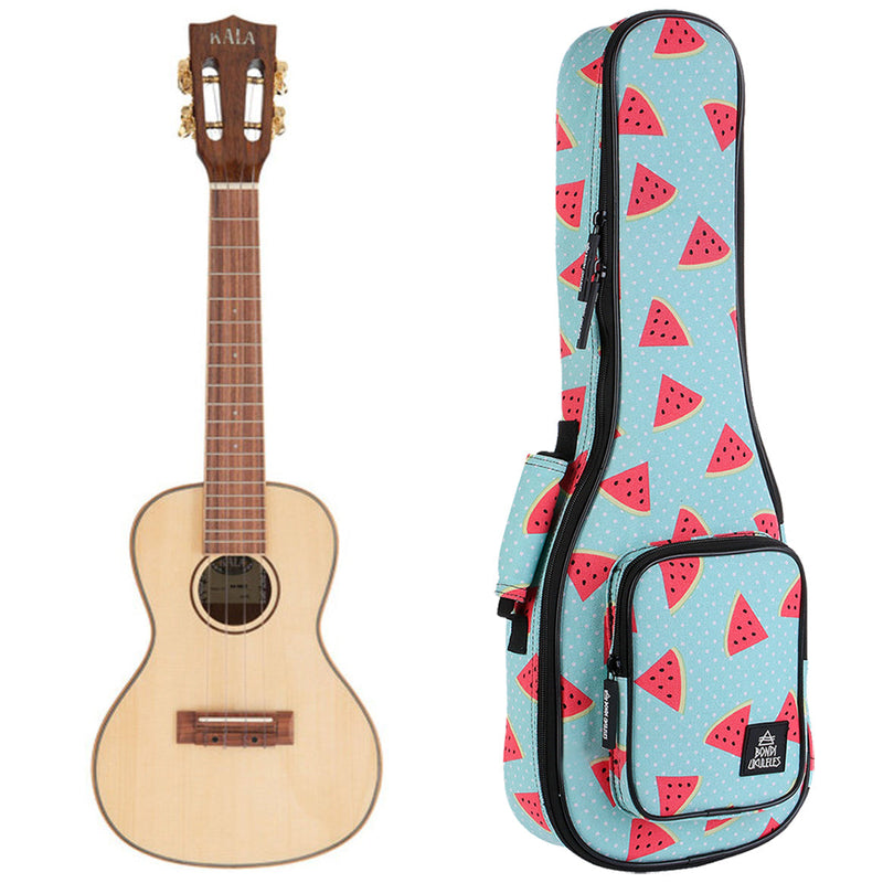 Kala Spruce & Hawaiian Koa Concert Ukulele