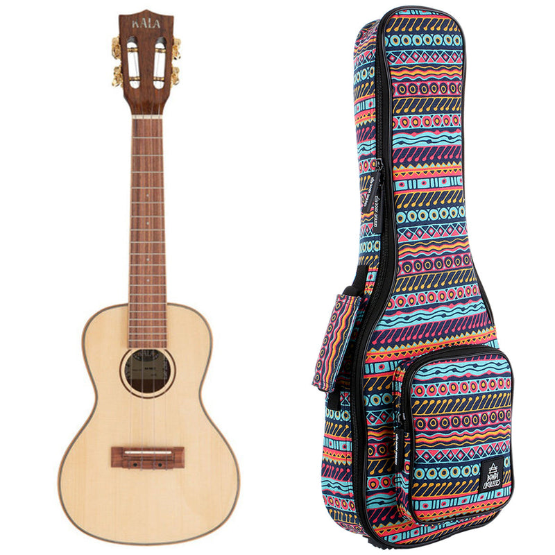Kala Spruce & Hawaiian Koa Concert Ukulele