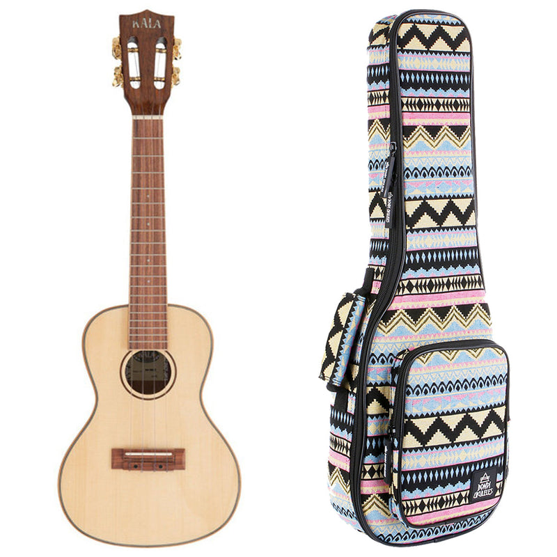 Kala Spruce & Hawaiian Koa Concert Ukulele