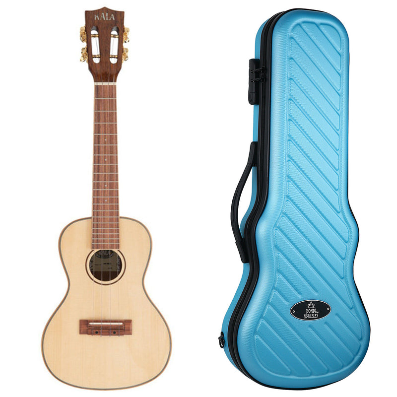 Kala Spruce & Hawaiian Koa Concert Ukulele