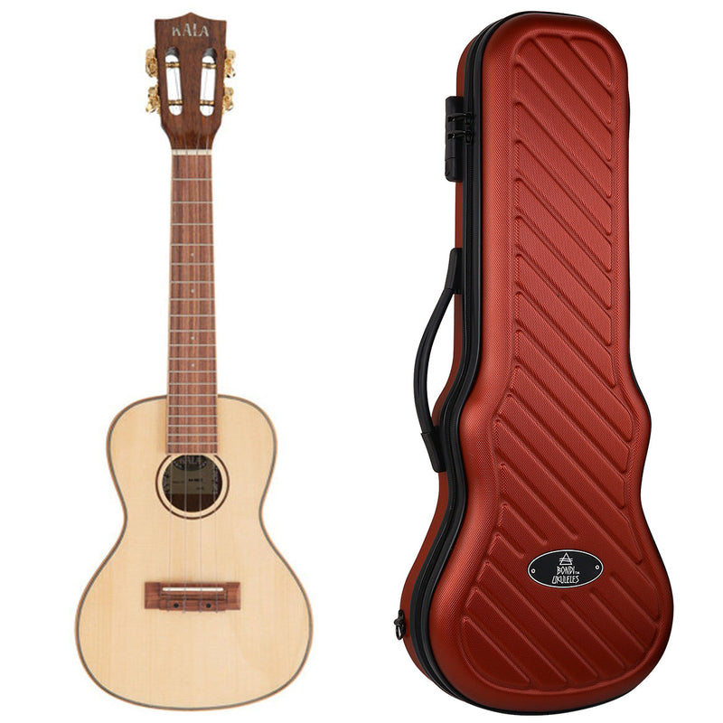 Kala Spruce & Hawaiian Koa Concert Ukulele