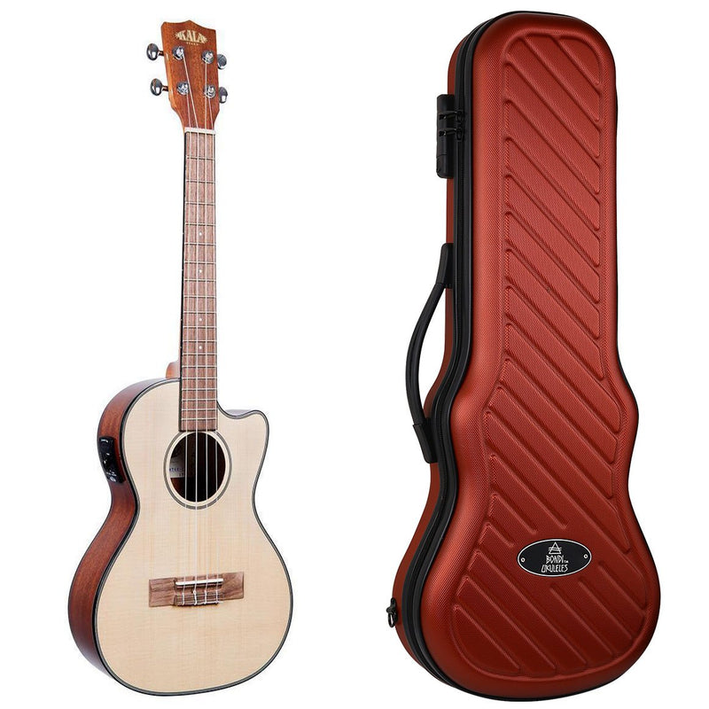 Kala Spruce Mahogany Tenor Electric Ukulele