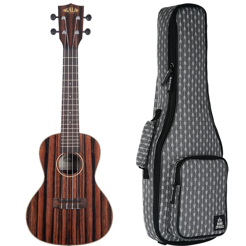 Kala Striped Ebony Concert Ukulele