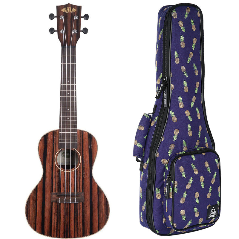 Kala Striped Ebony Concert Ukulele