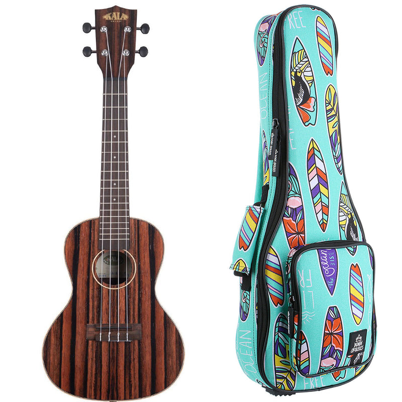 Kala Striped Ebony Concert Ukulele