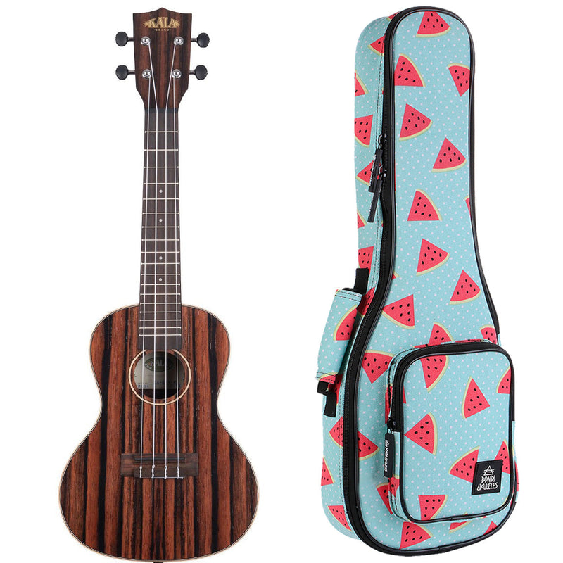 Kala Striped Ebony Concert Ukulele