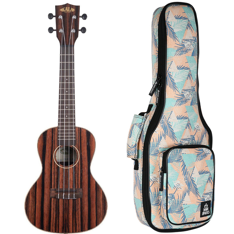 Kala Striped Ebony Concert Ukulele