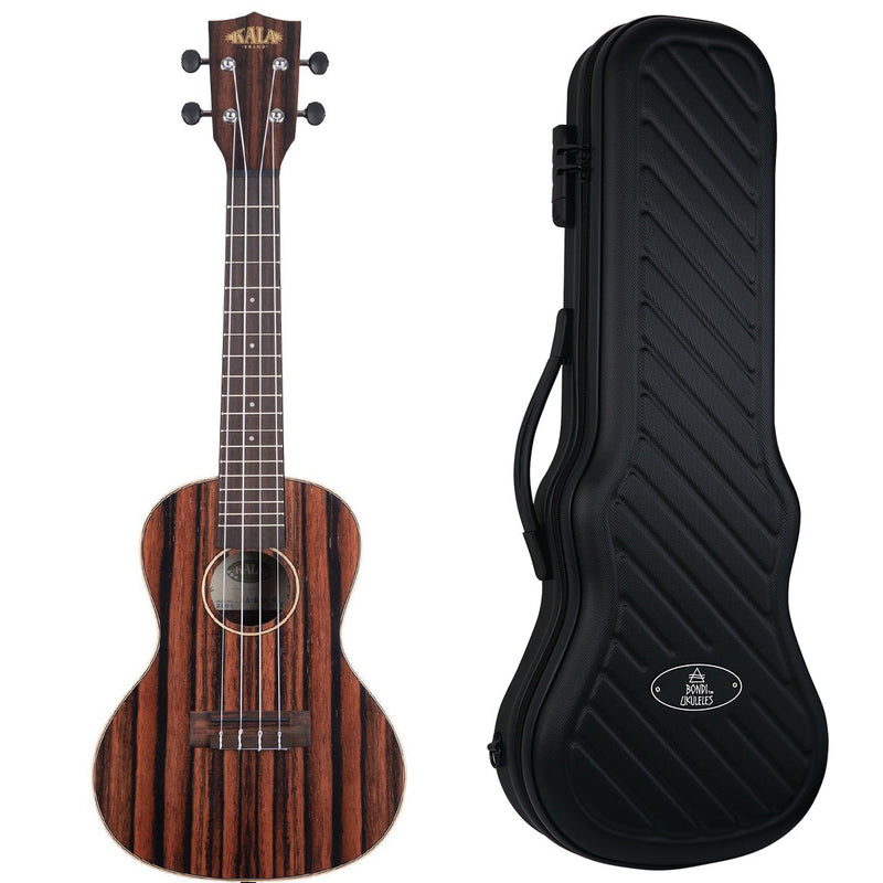 Kala Striped Ebony Concert Ukulele