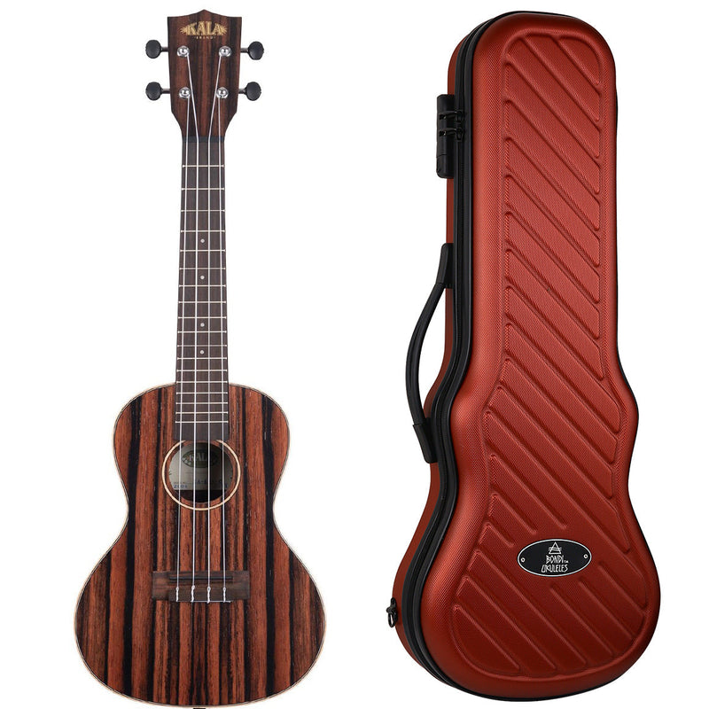 Kala Striped Ebony Concert Ukulele