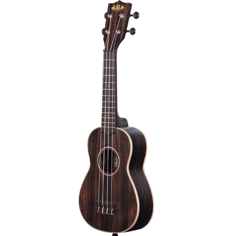 Kala Striped Ebony Soprano Ukulele