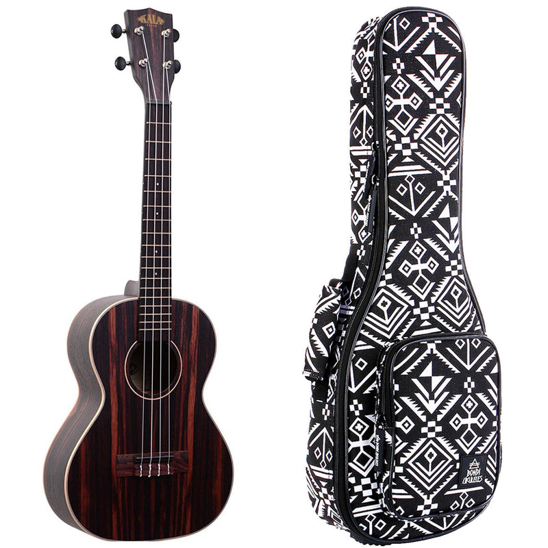 Kala Striped Ebony Tenor Ukulele