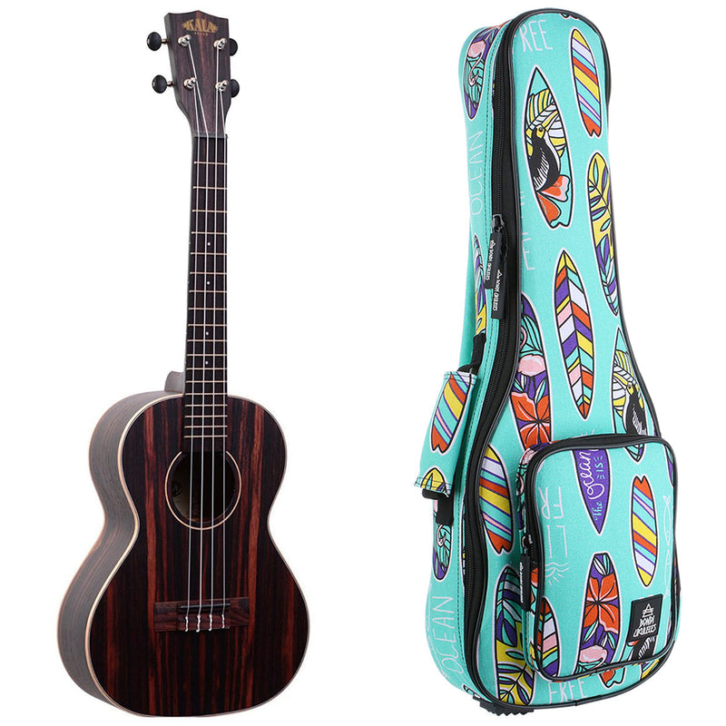 Kala Striped Ebony Tenor Ukulele