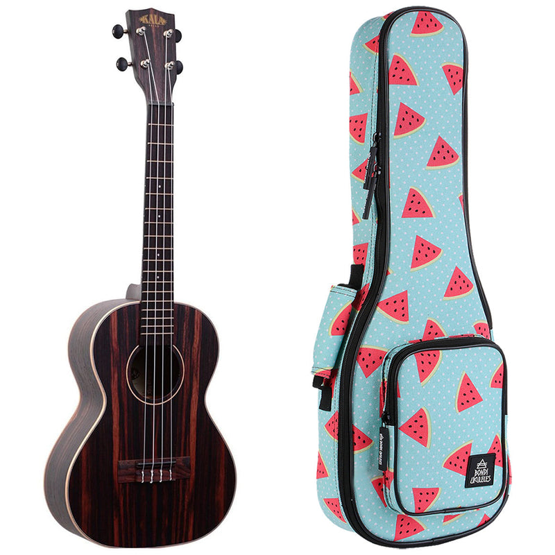 Kala Striped Ebony Tenor Ukulele