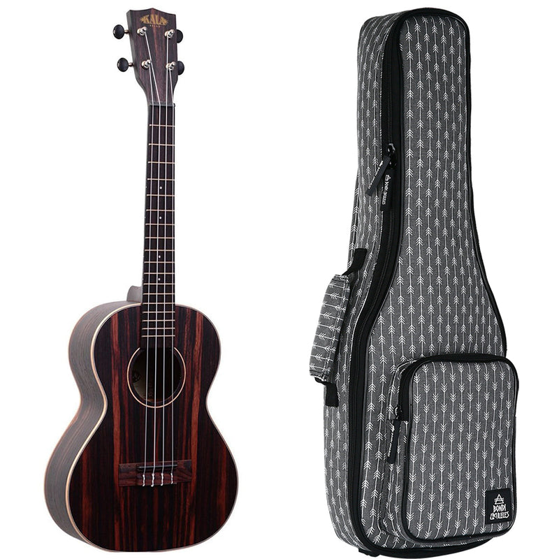 Kala Striped Ebony Tenor Ukulele
