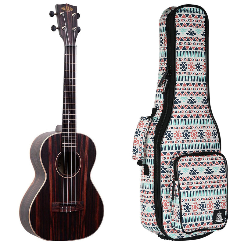 Kala Striped Ebony Tenor Ukulele