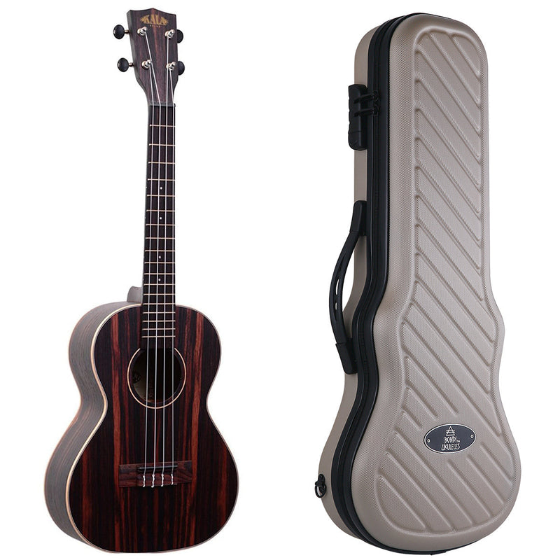 Kala Striped Ebony Tenor Ukulele