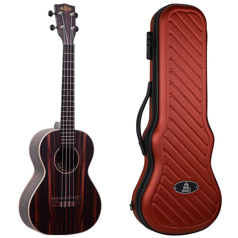 Kala Striped Ebony Tenor Ukulele