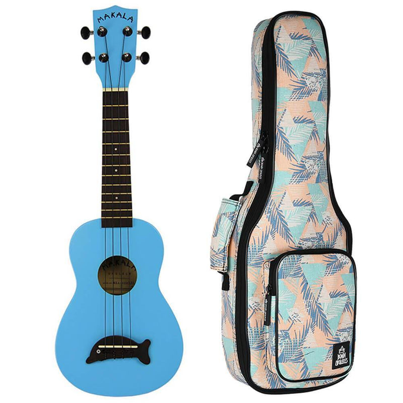 Makala Dolphin Blue Gloss Soprano Ukulele