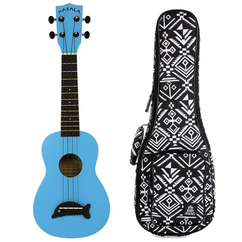 Makala Dolphin Blue Gloss Soprano Ukulele