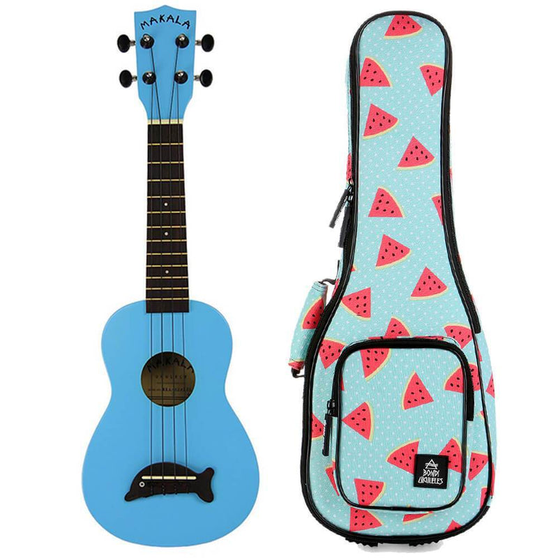 Makala Dolphin Blue Gloss Soprano Ukulele
