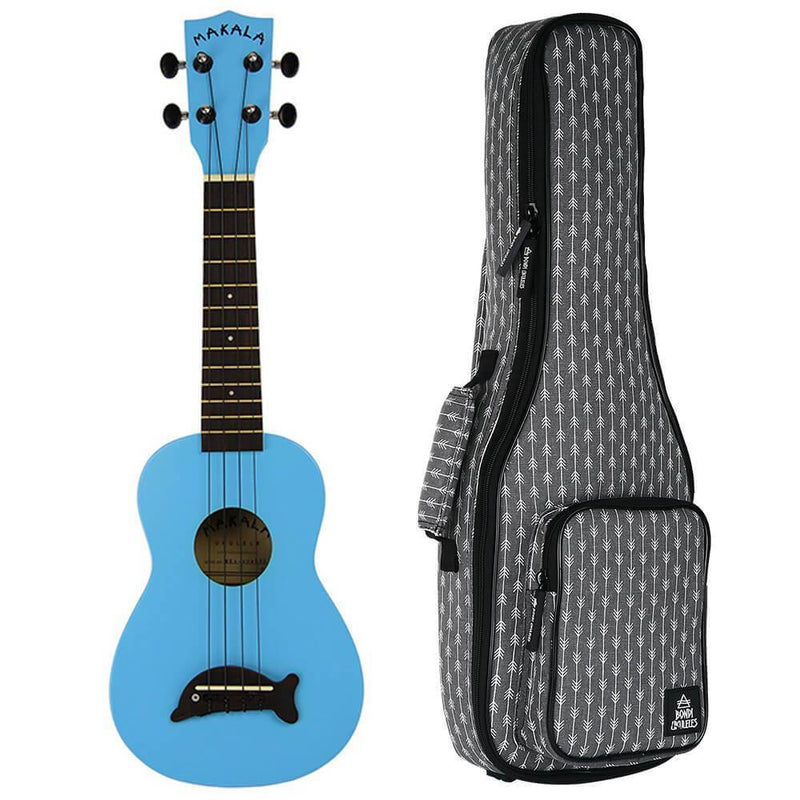 Makala Dolphin Blue Gloss Soprano Ukulele