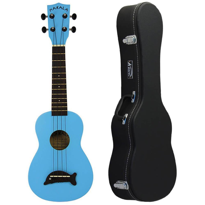 Makala Dolphin Blue Gloss Soprano Ukulele