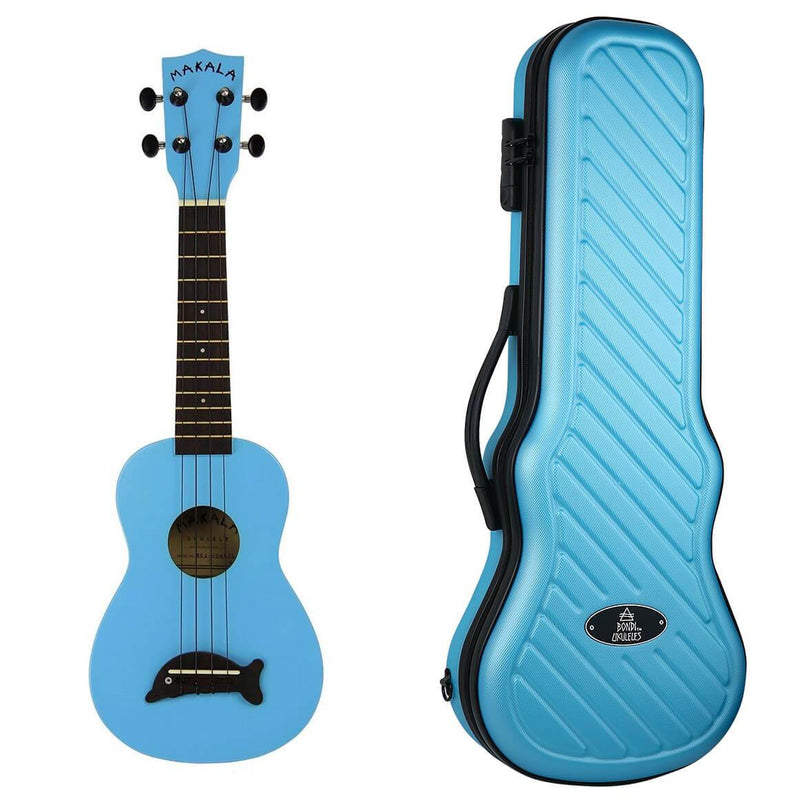 Makala Dolphin Blue Gloss Soprano Ukulele