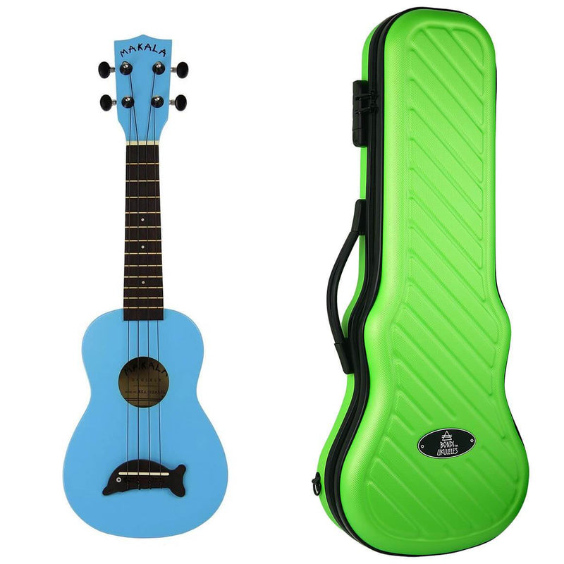 Makala Dolphin Blue Gloss Soprano Ukulele