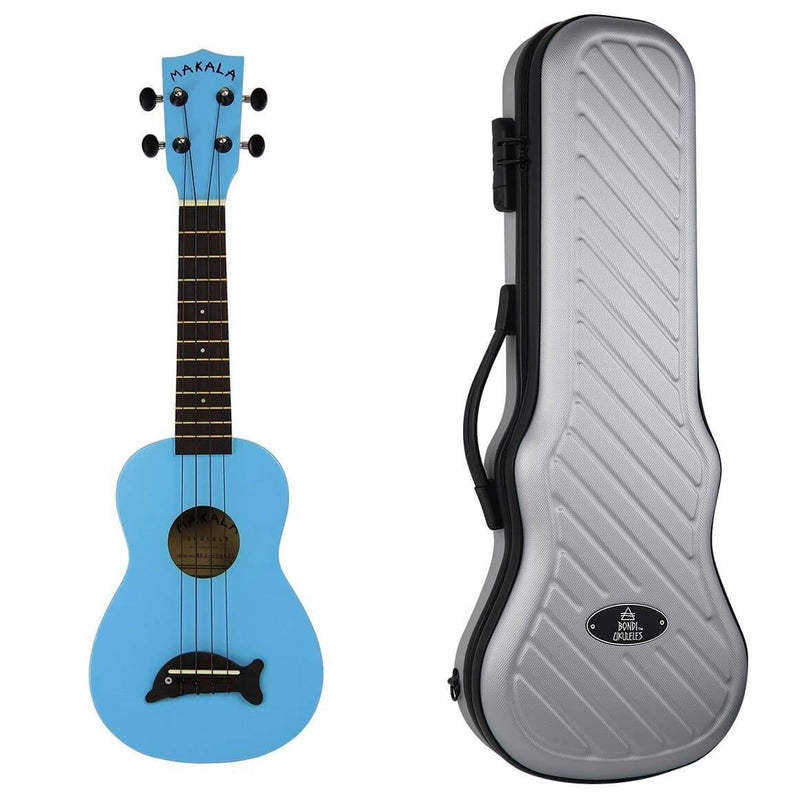 Makala Dolphin Blue Gloss Soprano Ukulele