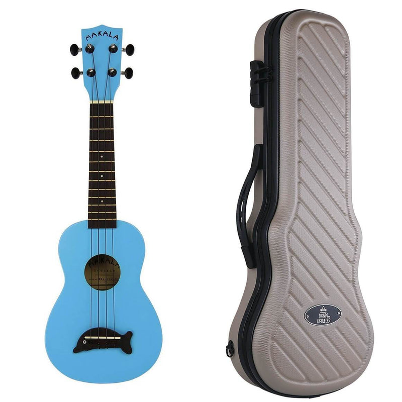 Makala Dolphin Blue Gloss Soprano Ukulele