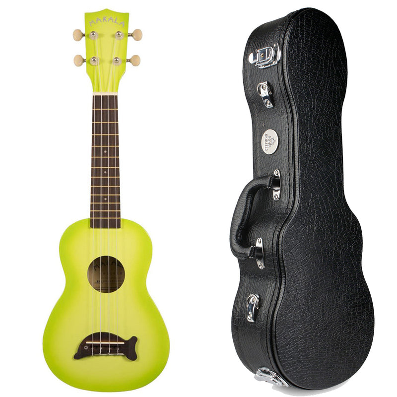 Makala Dolphin Green Burst Soprano Ukulele
