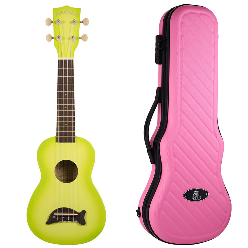 Makala Dolphin Green Burst Soprano Ukulele