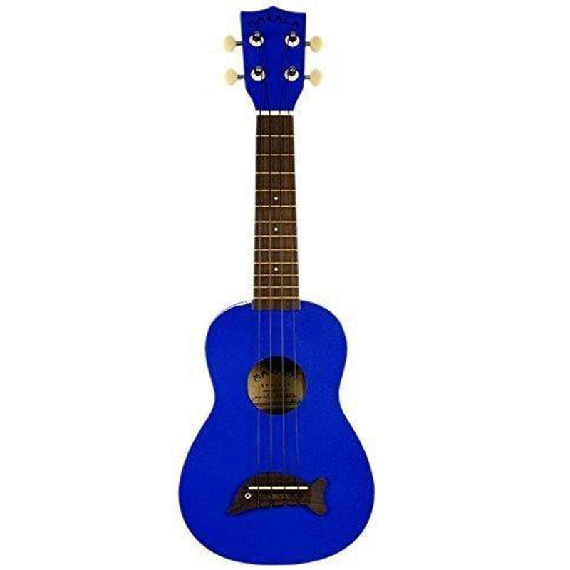 Makala Dolphin Metallic Blue Soprano Ukulele