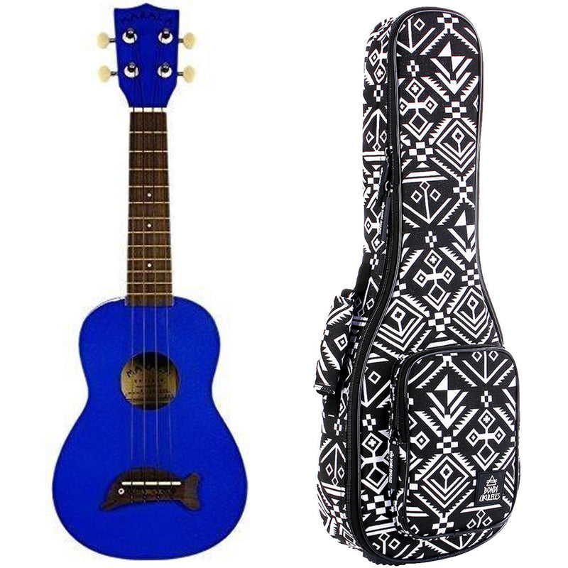 Makala Dolphin Metallic Blue Soprano Ukulele