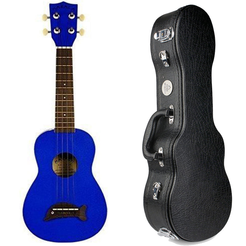 Makala Dolphin Metallic Blue Soprano Ukulele